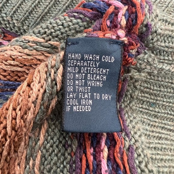 Vintage Polo Ralph Lauren Silk Cashmere Linen Fair Isle Knit Sweater Vest Preppy - Picture 7 of 9